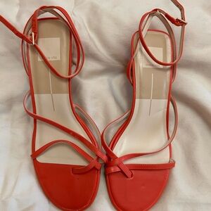 Dolce Vita Coral Strappy Ankle-Tie Heels